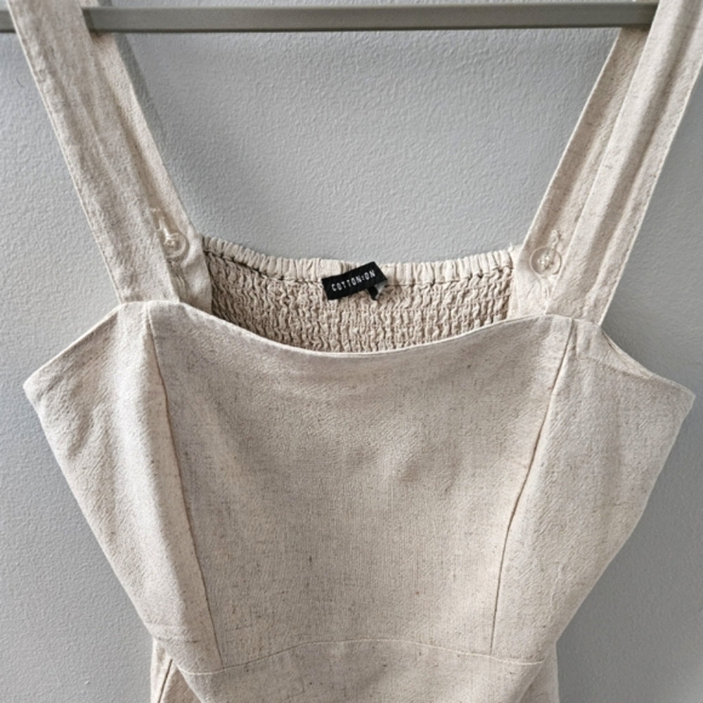 Cotton On Linen Dress Womens‎ Xs - Picture 3 of 10